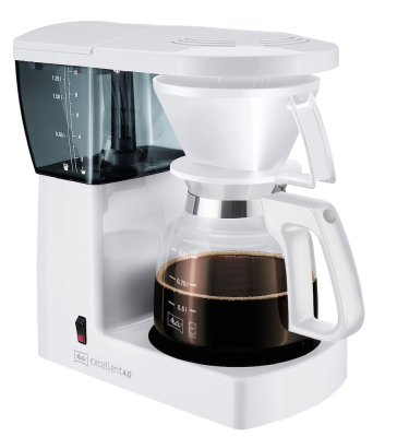 Melitta Excellent 4.0 Vit Kaffebryggar