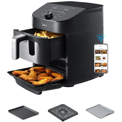 Midea Airfryer 2 i 1 Kombination med Ugn 6,4 + 4,4 Liter#2