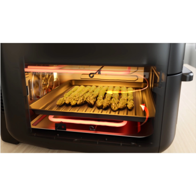 Midea Airfryer 2 i 1 Kombination med Ugn 6,4 + 4,4 Liter#4