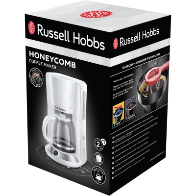 Russell Hobbs Kaffebryggare 27010-56 Honeycomb White#3