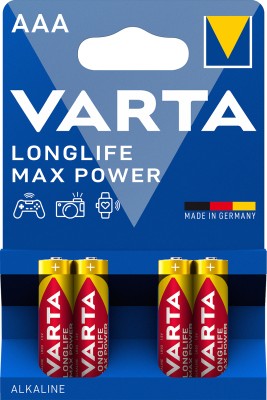 Varta Longlife Max Power AAA / LR03 Batteri 4-pack#2