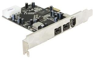 DeLOCK PCI Express Card 2xFireWire800 + 1xFireWire400