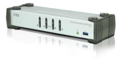 Systemswitch Aten CS1914-AT-G, 4-vägs KVM, Displayport 4K@30Hz, USB 3.0