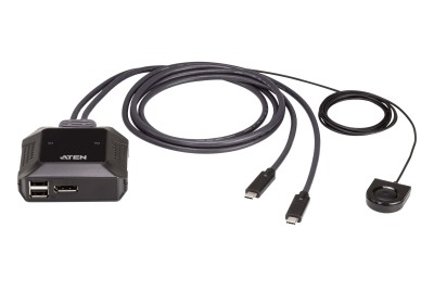 Systemswitch Aten 2-Port USB-C 4K DisplayPort KVM Switch