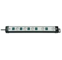 Grenuttag Brennenstuhl Premium Line Technics, 5xCEE 7/3, 1xCEE 7/7, 3m kabel