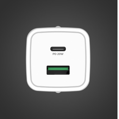 Celly TC 2 USB-A/USB-C 20W White#3