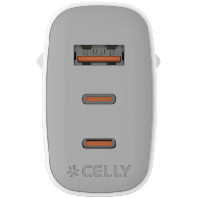 Celly USB-laddare GaN 1 x USB-A + 2 x USB-C PD 65W#3