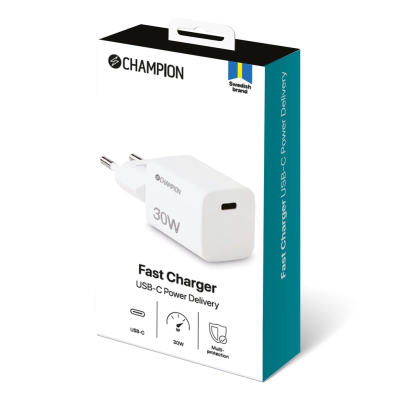 Champion Laddare 30W PD Vit#2