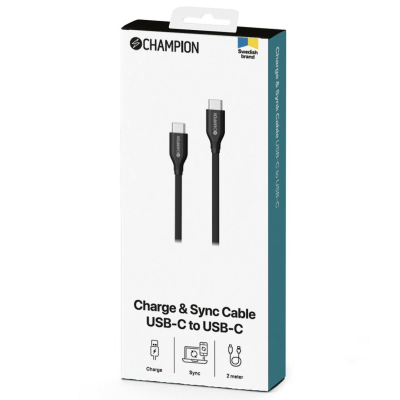 Champion Ladd&Synk kabel USB 2.0 C till#2