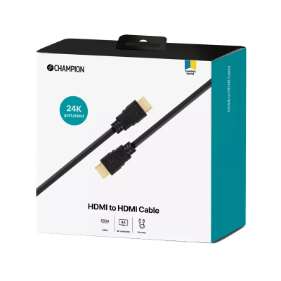 Champion HDMI-kabel Ha-Ha Svart 10 meter#2