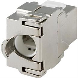 Deltaco Toolfree shielded keystone jack adapter