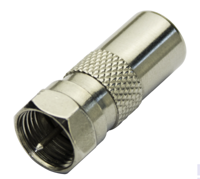 Deltaco F-connector male - male IEC