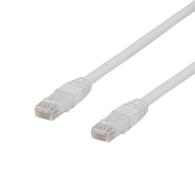 Deltaco Nätverkskabel UTP cat6 500 MHz 0,5m - vit