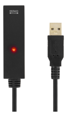 Deltaco USB-A 2.0 - USB-B, connection cable, 10m - svart#2