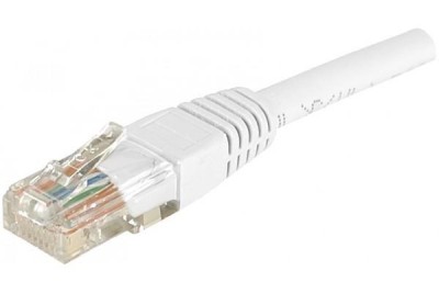 EXC Patch Cord RJ45 CAT.6 U/UTP Copper White 3m