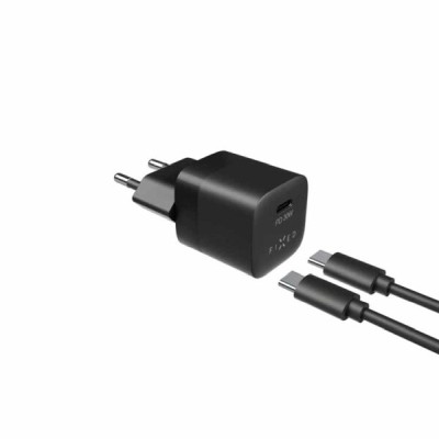 Miniladdare USB-C PD 30W + USB-C/C Kabel Svart#3