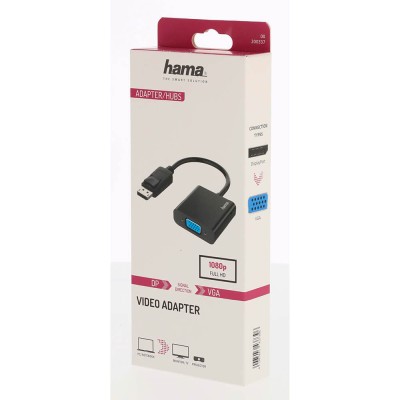 HAMA Adapter Multimedia DisplayPort-VGA Full-HD 1080p#2
