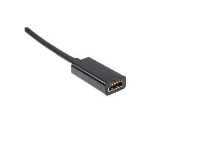 iiglo Displayport male to HDMI female adapter svart Kabeladapter, Displayport hane till HDMI hona, envägs, PVC, AV, 5cm#2