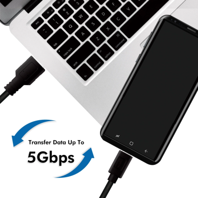 LogiLink USB 3.2 Gen1 USB - USB-C 15W 5 Gbps 3m Svart#2