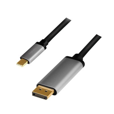 LogiLink USB-C -> DisplayPort 4K/60Hz Aluminium 1,8m
