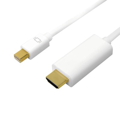 LogiLink Mini DisplayPort 1.2 -> HDMI 4K 30 Hz 2m Vit