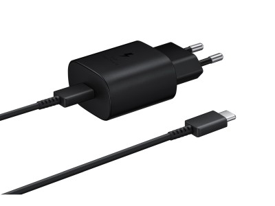 SAMSUNG Wall Charger Super Fast 25W USB-C to USB-C - SVART#1