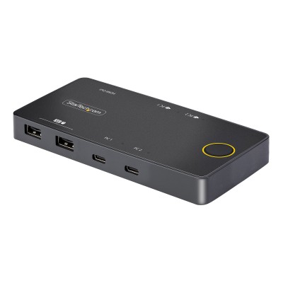 Systemswitch Startech.com C2-H46-UC2-PD-KVM, 2-vägs KVM med USB-C, HDMI 4K@60Hz, 2xUSB-A, USB-C 100W PD