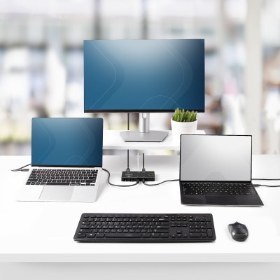 Systemswitch Startech.com C2-H46-UC2-PD-KVM, 2-vägs KVM med USB-C, HDMI 4K@60Hz, 2xUSB-A, USB-C 100W PD#7