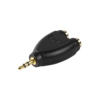 Vivanco Audioadapter 1x3,5mm hane - 2x3.5mm hona