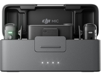 DJI Mic 2 (2 TX + 1 RX + Charging Case) (shadow black) 250 m räckvidd, upp till 14t inspelning, 18t batteritid, brusreducering#3