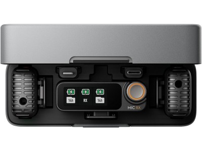 DJI Mic 2 (2 TX + 1 RX + Charging Case) (shadow black) 250 m räckvidd, upp till 14t inspelning, 18t batteritid, brusreducering#4