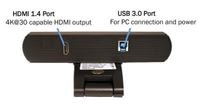 HuddleCamHD Pro, 4K 108° FOV EPTZ Auto-Framing USB 3.0 camera w. 2x Microphones#3