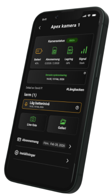 APEX PRO Åtelkamera med solpanel - utvecklad för att leverera maximal tillförlitlighet och bildkvalitet – även i tuffa nordiska förhållanden.#3