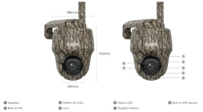 Reolink Keen Ranger PT Camera +Åtelkamera med solcell och batteri Pan and tilt kamera#2
