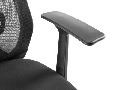 Ergonomisk kontorsstol med hög rygg Kontorsstol, andningsaktivt nättyg, svart#8