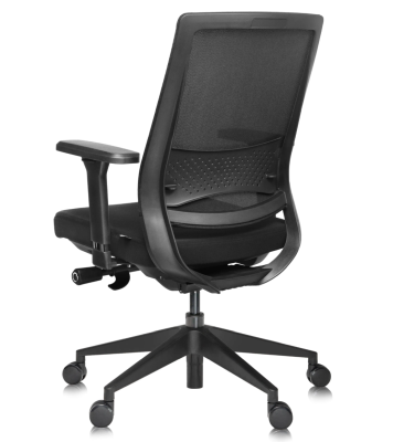 Ergonomisk kontorsstol justerbar Bra justeringsalternativ, svankstöd, andningsväv i mesh, svart#2