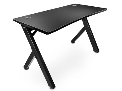 Svive Cygnus Gaming Desk matt svart med grå sömmar Anpassad musmatta, balansjustering, kabelhantering, 120 x 60 x 75 cm#1