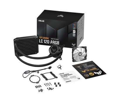 Asus TUF Gaming LC 120, 1x120 mm fläkt, aRGB - Svart#3