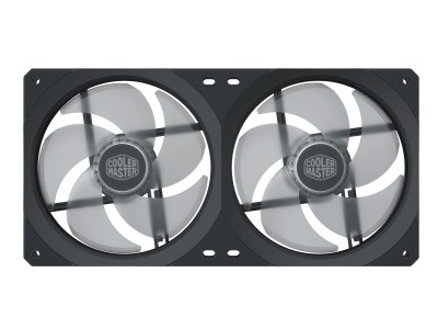 Fläkt 2x120 mm Cooler Master MasterFan SF240R ARGB, adresserbar RGB#3