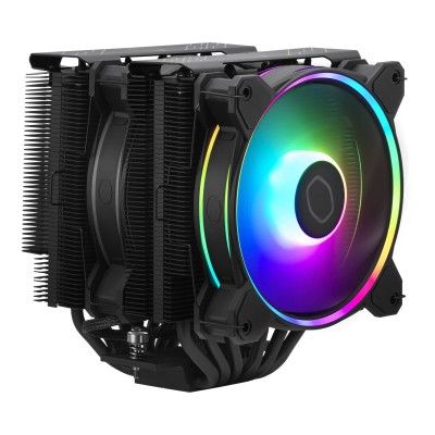 Cooler Master Hyper 622 Halo Black, 2x120mm fläkt, Intel 115x/1200/1700, AMD AM4/AM5