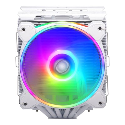 Cooler Master Hyper 622 Halo White, 2x120mm fläkt, Intel 115x/1200/1700, AMD AM4/AM5 - Vit