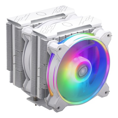 Cooler Master Hyper 622 Halo White, 2x120mm fläkt, Intel 115x/1200/1700, AMD AM4/AM5 - Vit#2