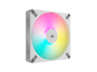 Fläkt 140 mm Corsair AF140 RGB Elite White, PWM - Vit#1