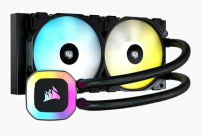 Corsair H100 RGB, 240mm - Svart
