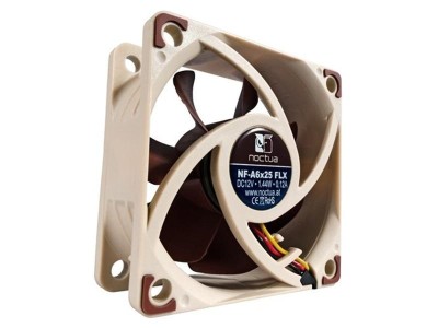 Fläkt 60 mm Noctua NF-A6x25, 8.2~19.3 dBA, 1600~3000 rpm, 9.83~17.9 cfm, 3-pin#2