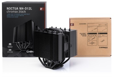 Noctua NH-D12L chromax.black, 120mm fläkt, 18.8~22.6 dBA#3