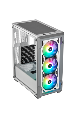 Corsair iCue 220T RGB White Tempered Glass, ATX - Vit#7