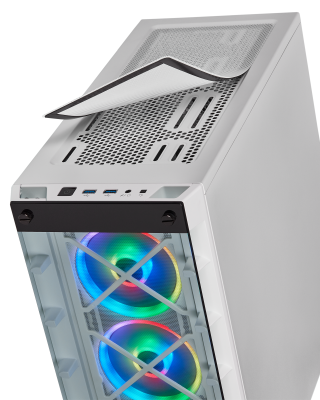 Corsair iCue 465X RGB White Tempered Glass, ATX - Vit#3