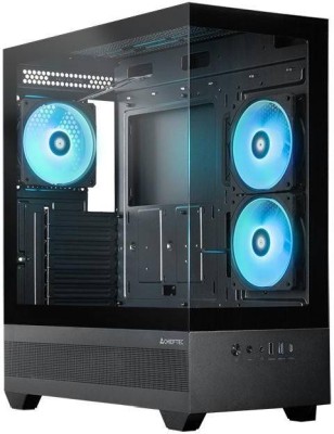 Chieftec Vista GT-01B-OP, ATX, dubbel fönstersida, 3x120 mm ARGB-fläktar - Svart#1