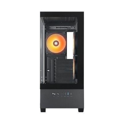 Chieftec Vista GT-01B-OP, ATX, dubbel fönstersida, 3x120 mm ARGB-fläktar - Svart#2